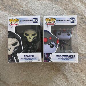 Widowmaker and Reaper Overwatch Funko Pop Bundle 93,94 Blizzard Exclusive